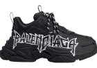 Balenciaga Triple S DIY Metal Black/White: A Bold Fusion of Luxury and Customization