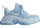 Balenciaga Triple S Denim WMNS Blue: A Bold Fusion of Style and Comfort