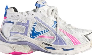 Balenciaga Runner WMNS: White, Lilac, and Neon Pink – A Bold, Stylish Statement