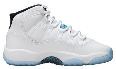 Air Jordan 11 Legend Blue GS: Classic White and Black Elegance